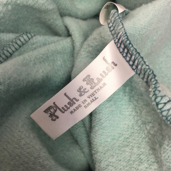 DISNEY BOUNDING Teal Fleece Cover up Dress NWOT S - Picture 5 of 5